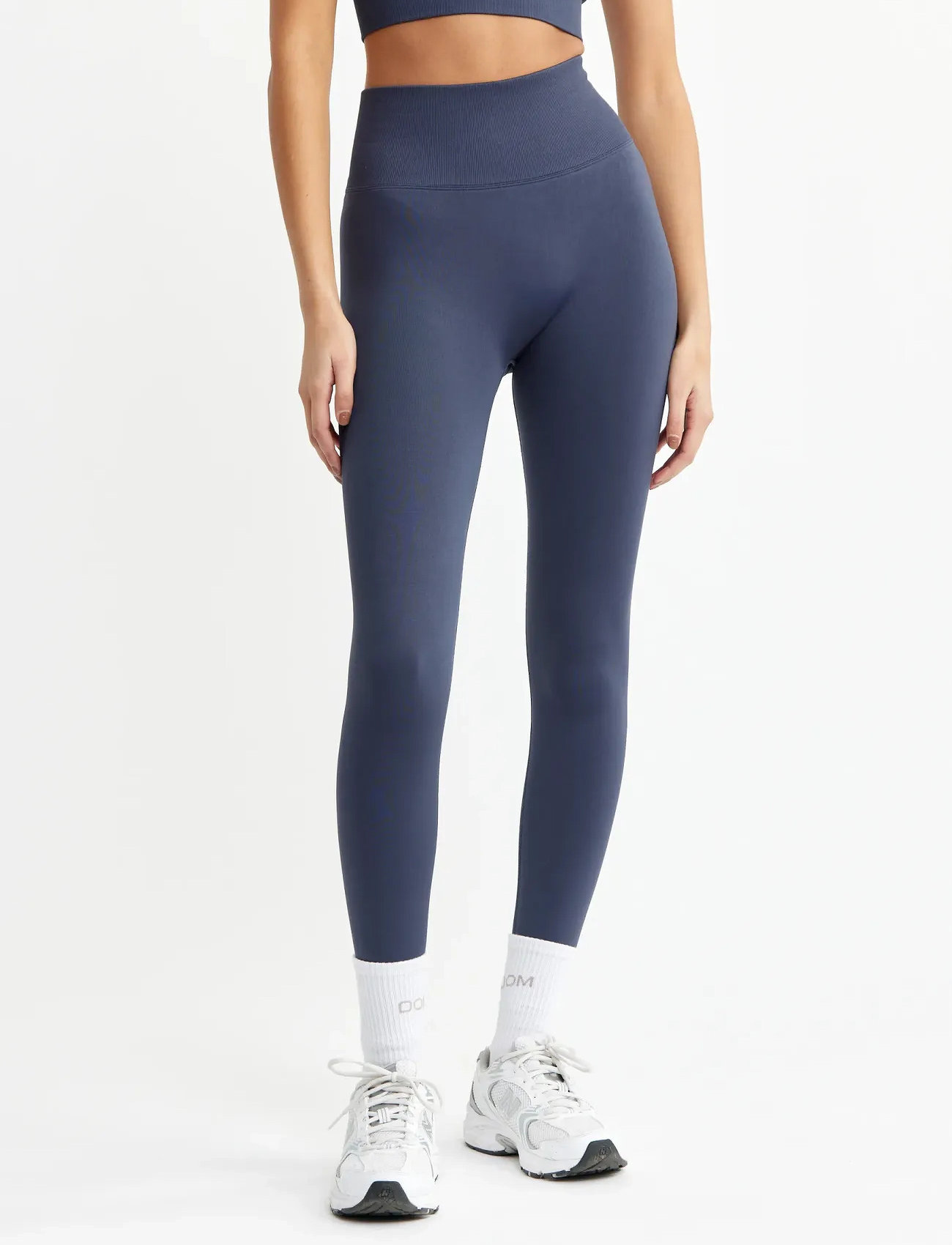 Drop of Mindfulness Signature Seamless Tights, XL, Navy, Sport Tights > Sport Seamless Tights, Dame