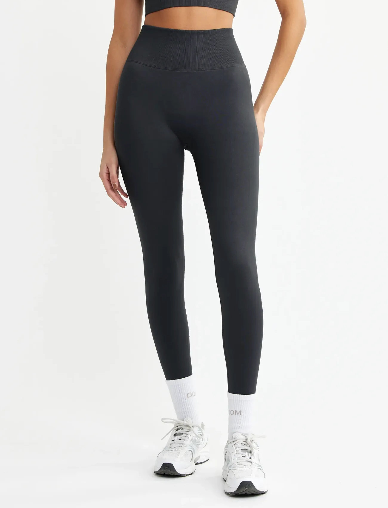 Drop of Mindfulness Signature Seamless Tights, XL, Grey, Sport Tights > Sport Seamless Tights, Dame