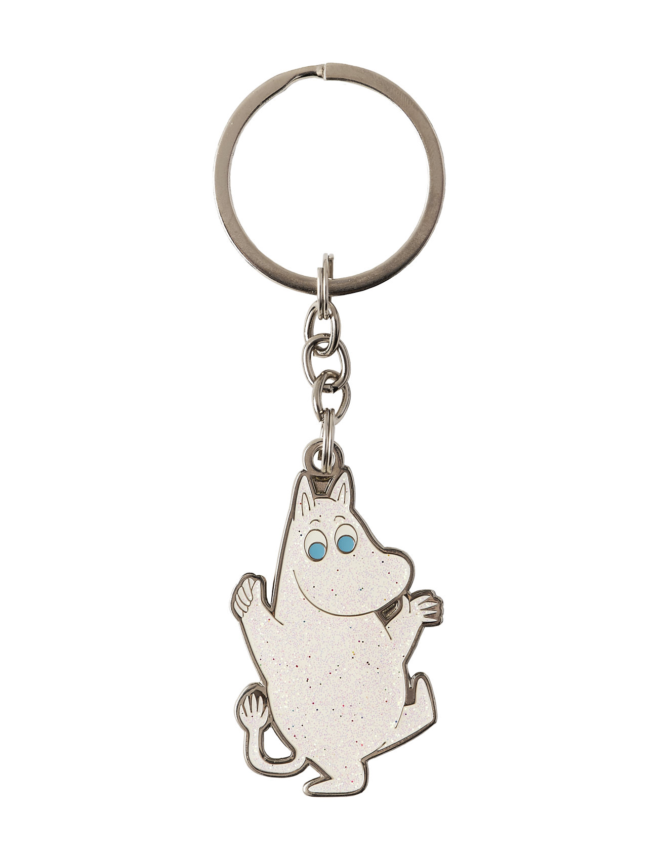 Dsignhouse Moomin Moomin Metal Keyring Moomintroll, L:11 cm, Silver, Tilbehør > Nøgleringe, Herre