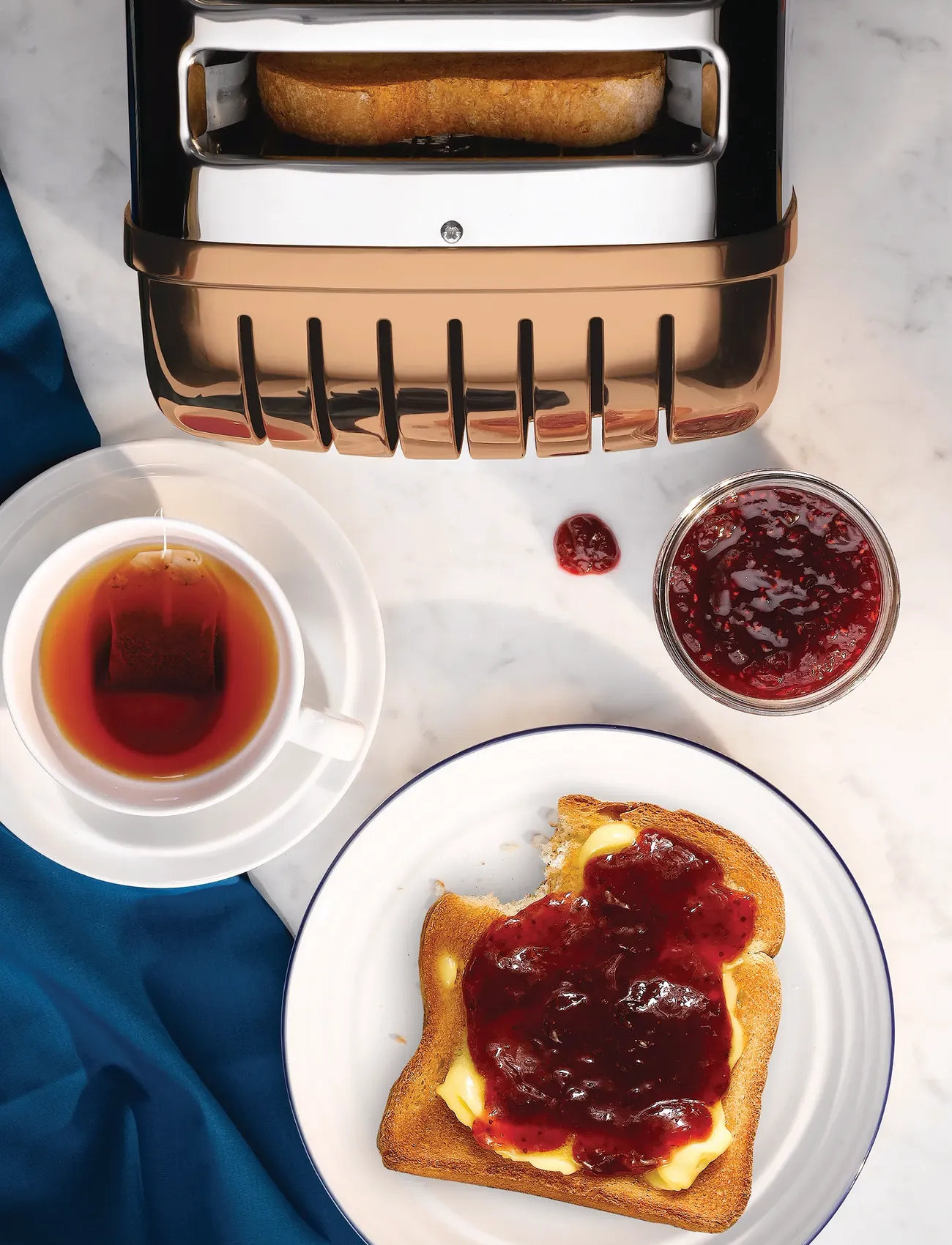 Dualit Classic Toaster 1200W, 2 S, Gold, Køkkenmaskiner > Brødristere, Unisex