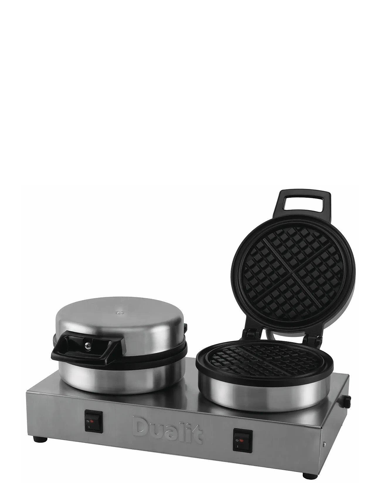 Dualit Våffeljärn, One Size, Silver, Køkkenmaskiner > Vaffeljern, Unisex