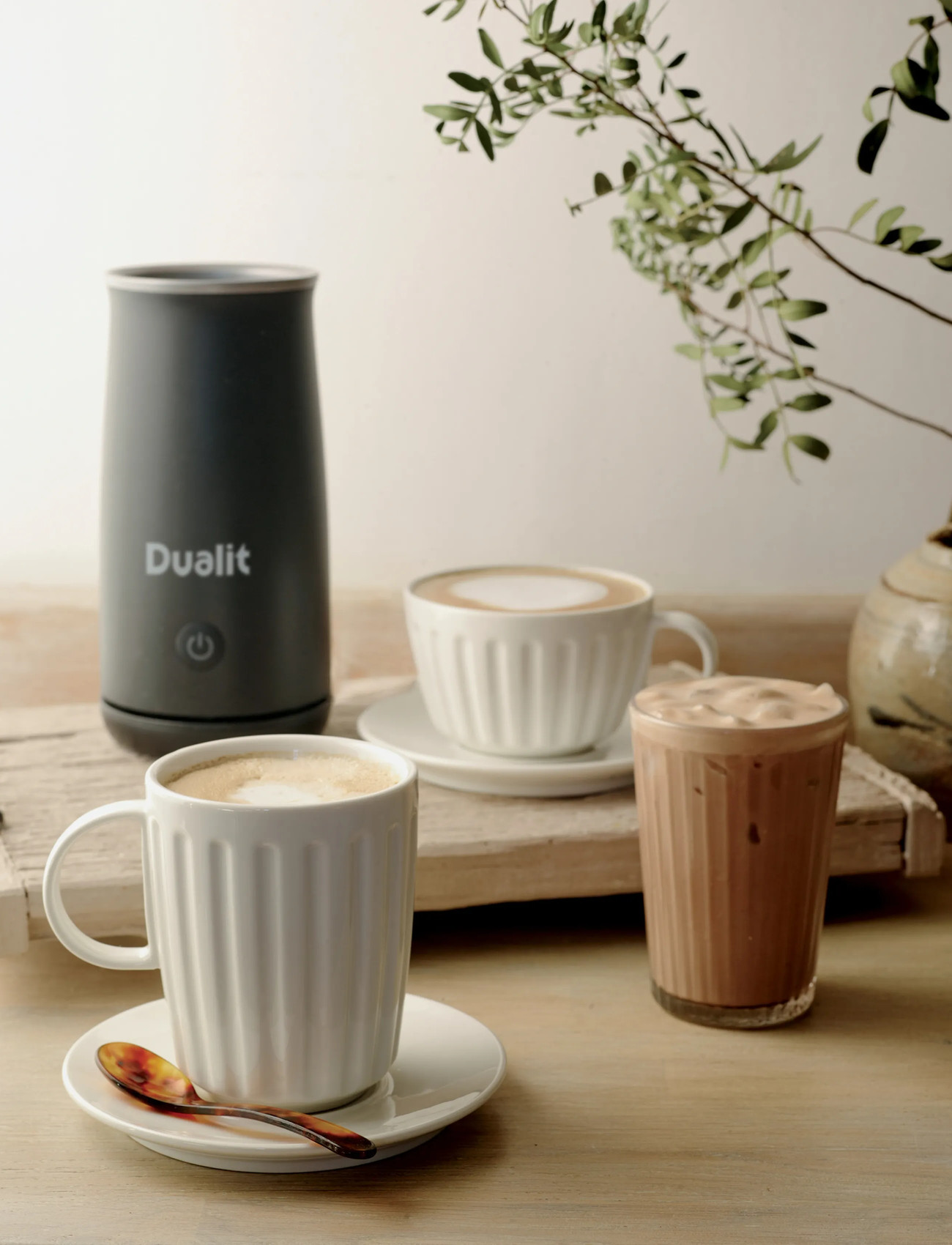 Dualit Mjölkskummare Med Chokladfunktion Svart, 340 ml, Black, Te- Og Kaffetilbehør > Mælkeskummere, Unisex