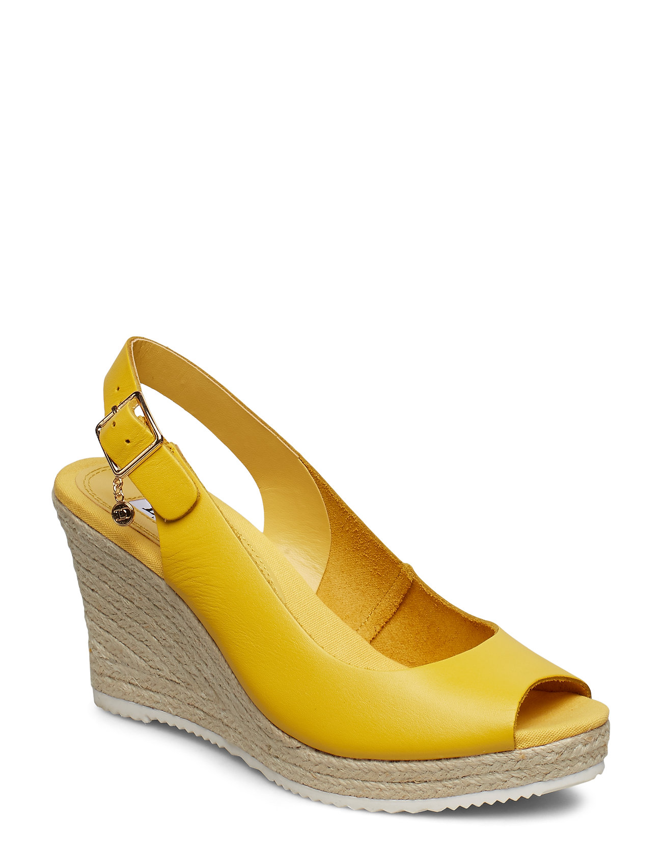 Knox Sandalette Met Hak Espadrilles Geel Dune London dune london kopen in de aanbieding