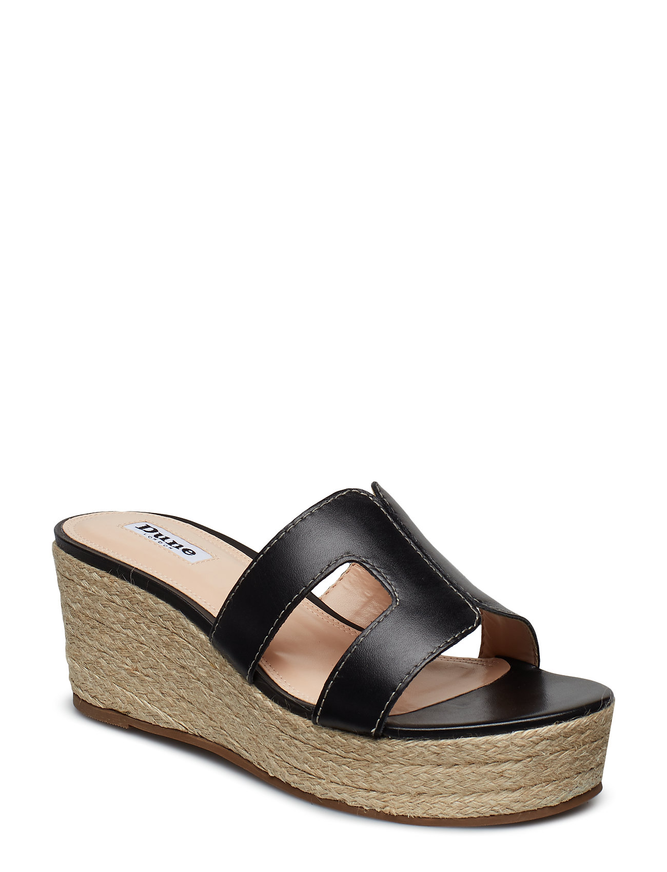 Kianni Sandalette Met Hak Espadrilles Zwart Dune London dune london kopen in de aanbieding