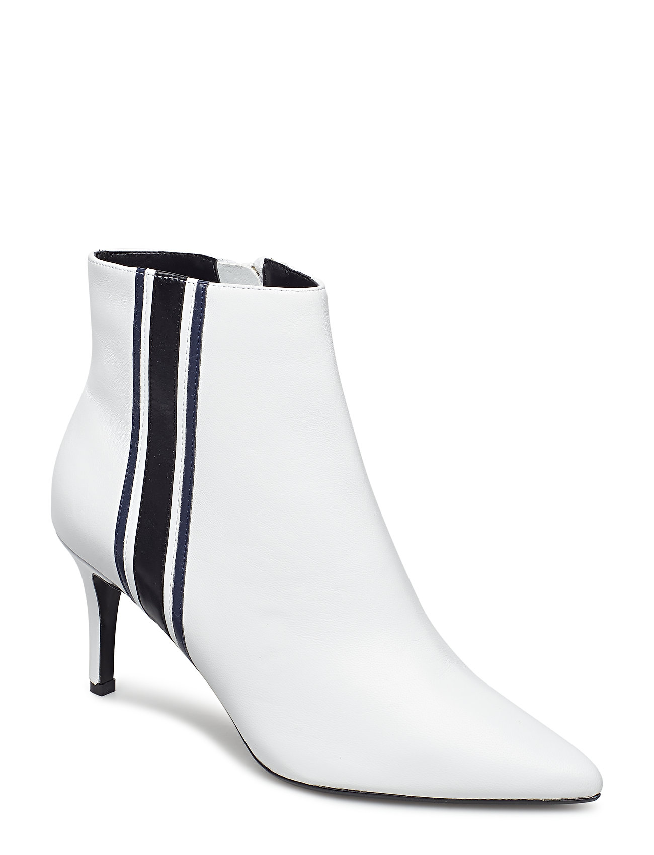 Opaque Ankle Boots Met Hak Wit Dune London dune london kopen in de aanbieding