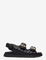 Dune London - LOCKSTOCKK - flade sandaler - black leather - 1
