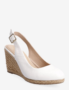 CODA - heeled espadrilles - white