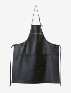 Zipper Style Apron - förkläden - black