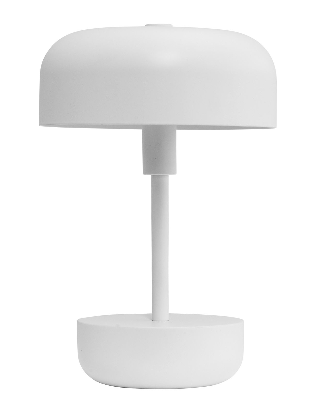 Haipot Hvid Led Genopladelig Bordlampe Home Lighting Lamps Table Lamps White Dyberg Larsen