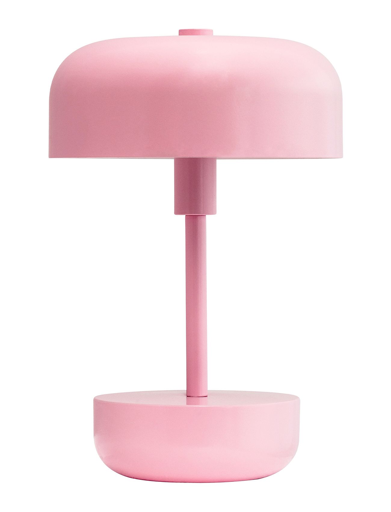 Haipot Lyserød Led Genopladelig Bordlampe Home Lighting Lamps Table Lamps Pink Dyberg Larsen