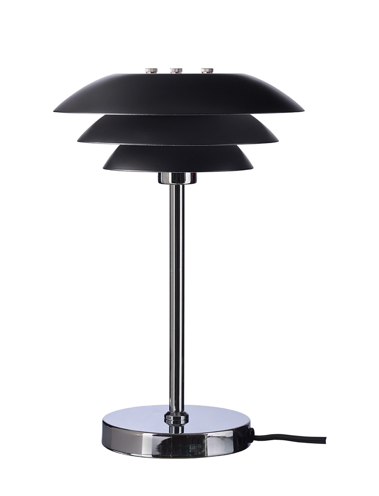 "Dyberg Larsen" "Dl20 Sort Bordlampe Home Lighting Lamps Table Black Dyberg