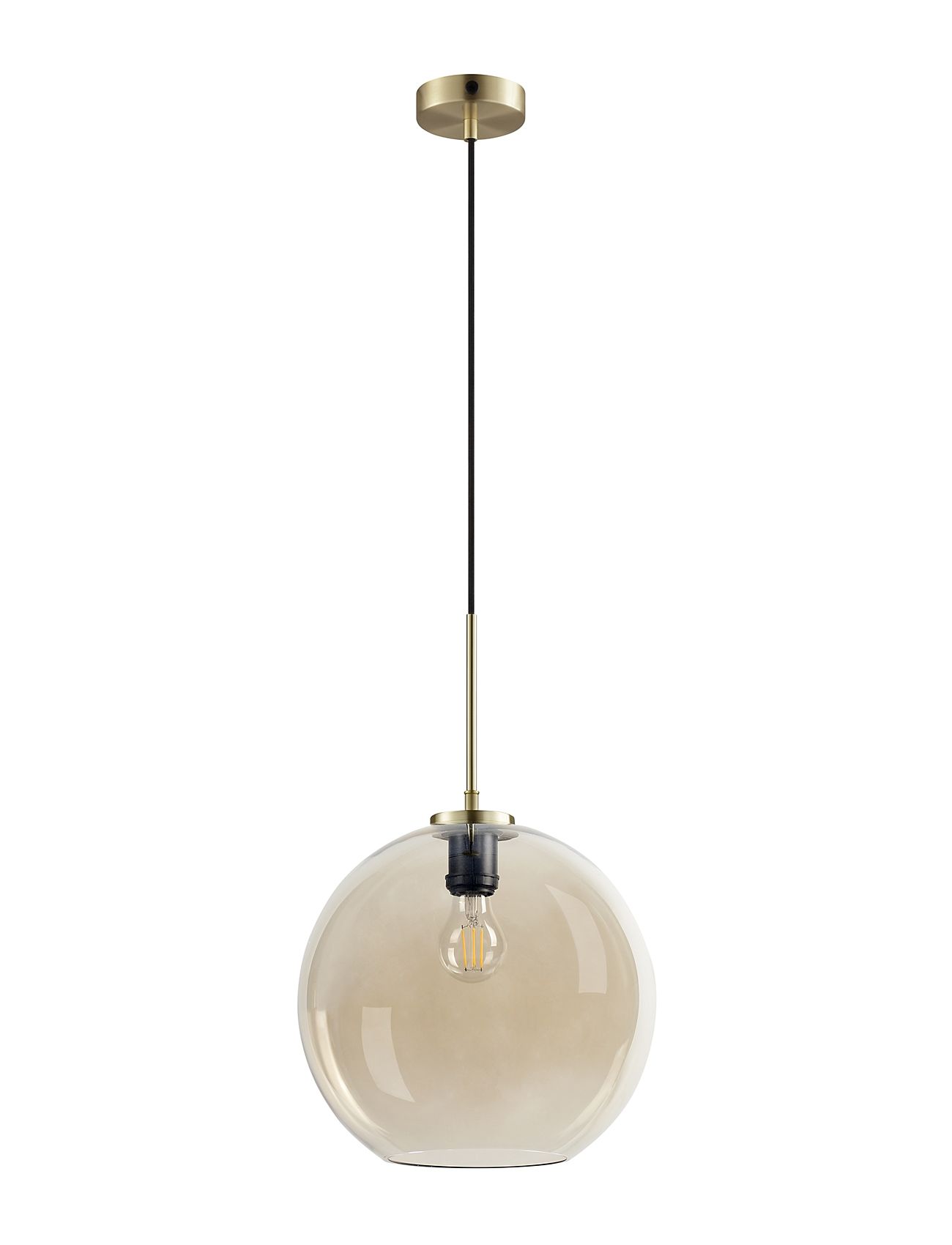 "Dyberg Larsen" "Loop Amber Pendel D30 Home Lighting Lamps Ceiling Pendant Brown Dyberg