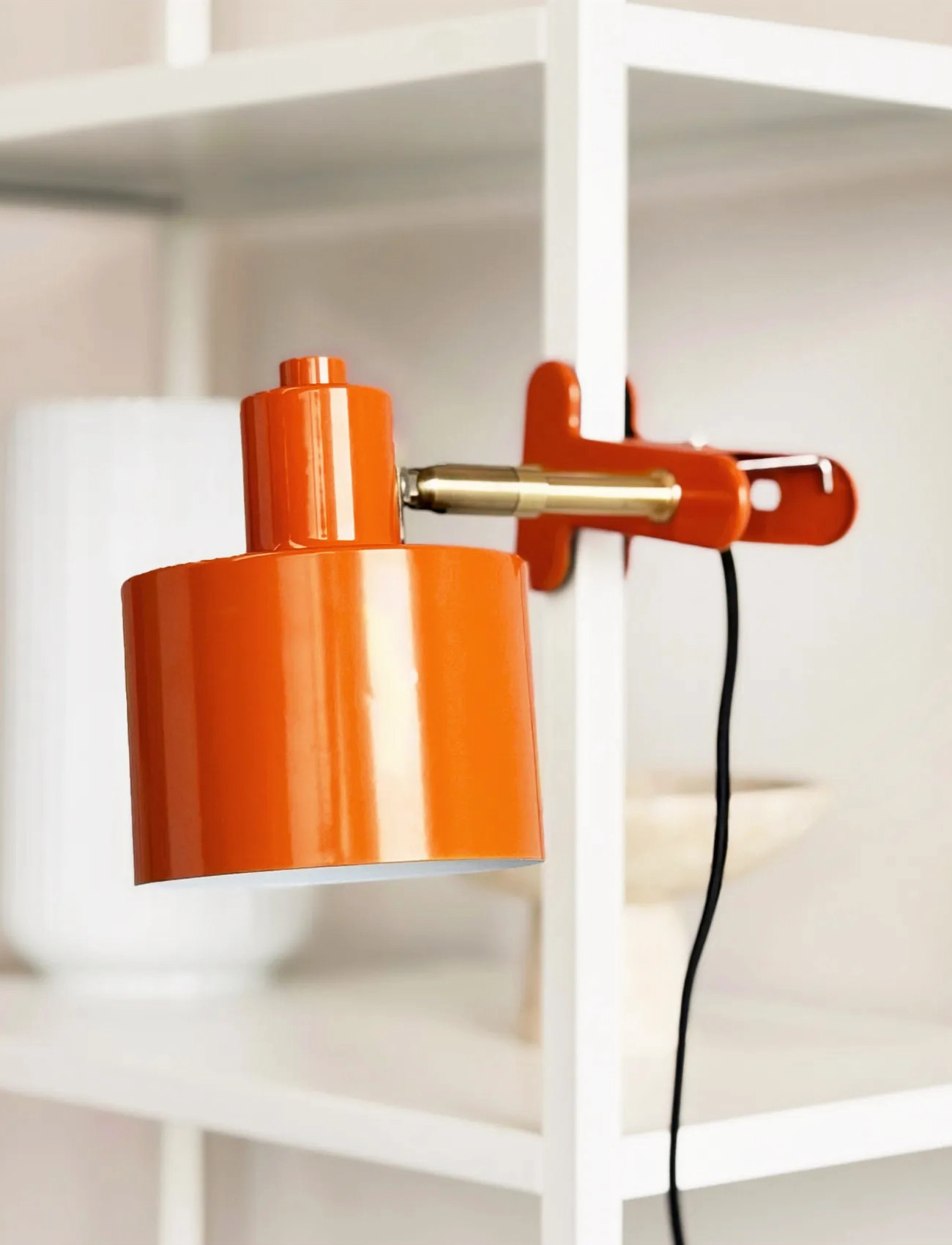 Dyberg Larsen Ocean Klemmelampe Orange, One Size, Orange, Lamper > Væglamper, Unisex