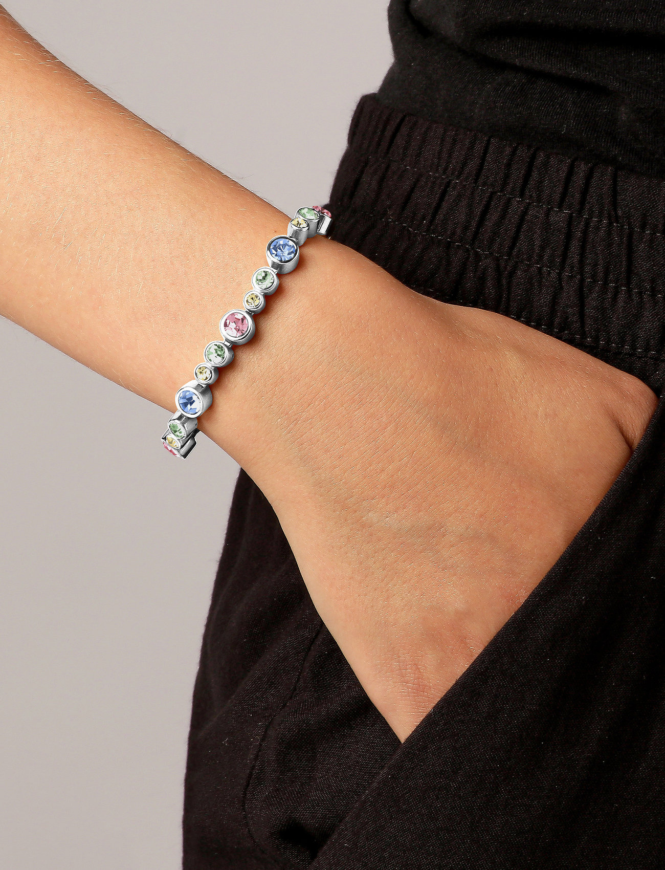 Dyrberg/Kern Teresia Ss Multi Pastel, One Size, Multi/patterned, Armbånd > Kædearmbånd, Dame