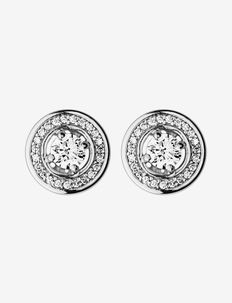 SOLIS S RH WCZ - stud earrings - silver crystal