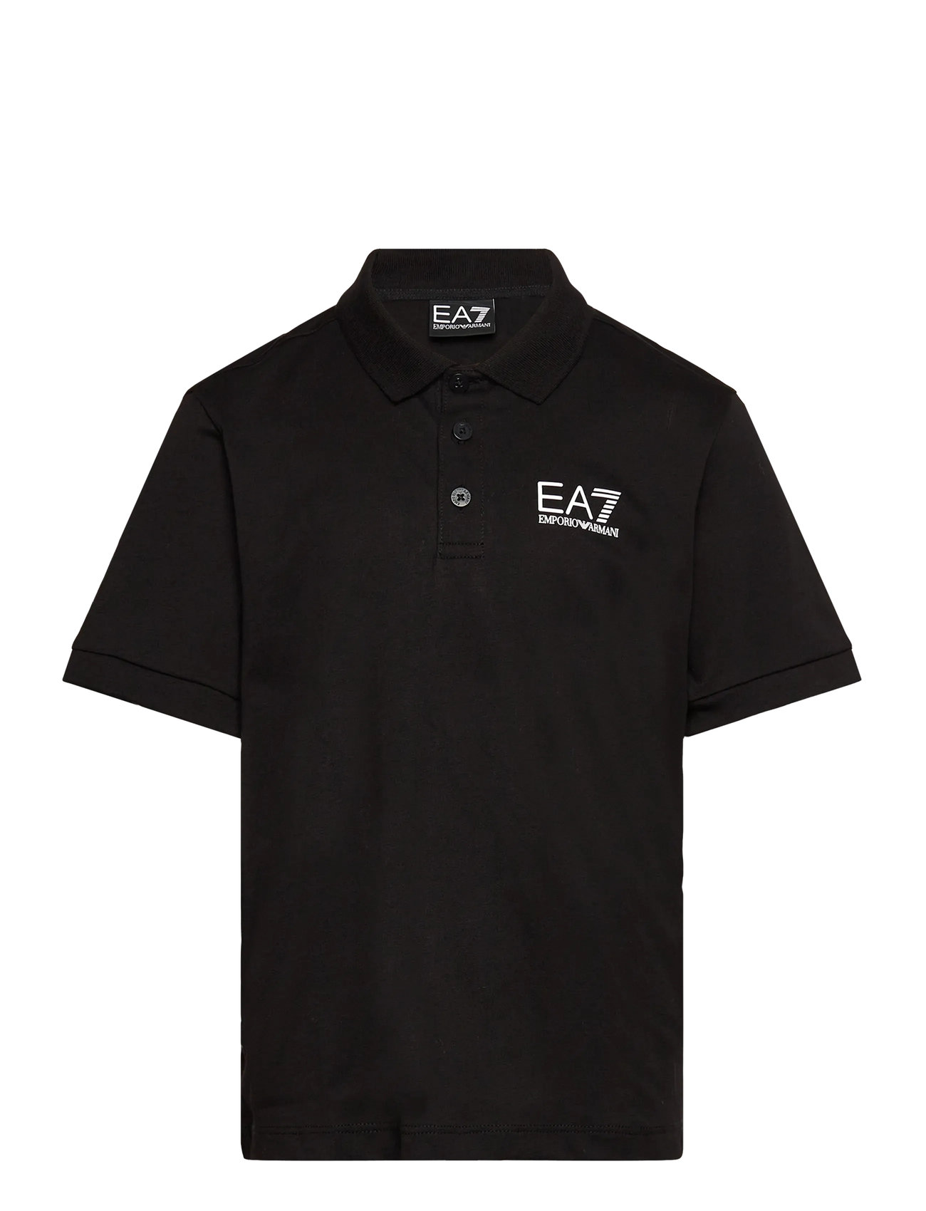 EA7 Polo Shirt Schwarz - 176 - Kinder