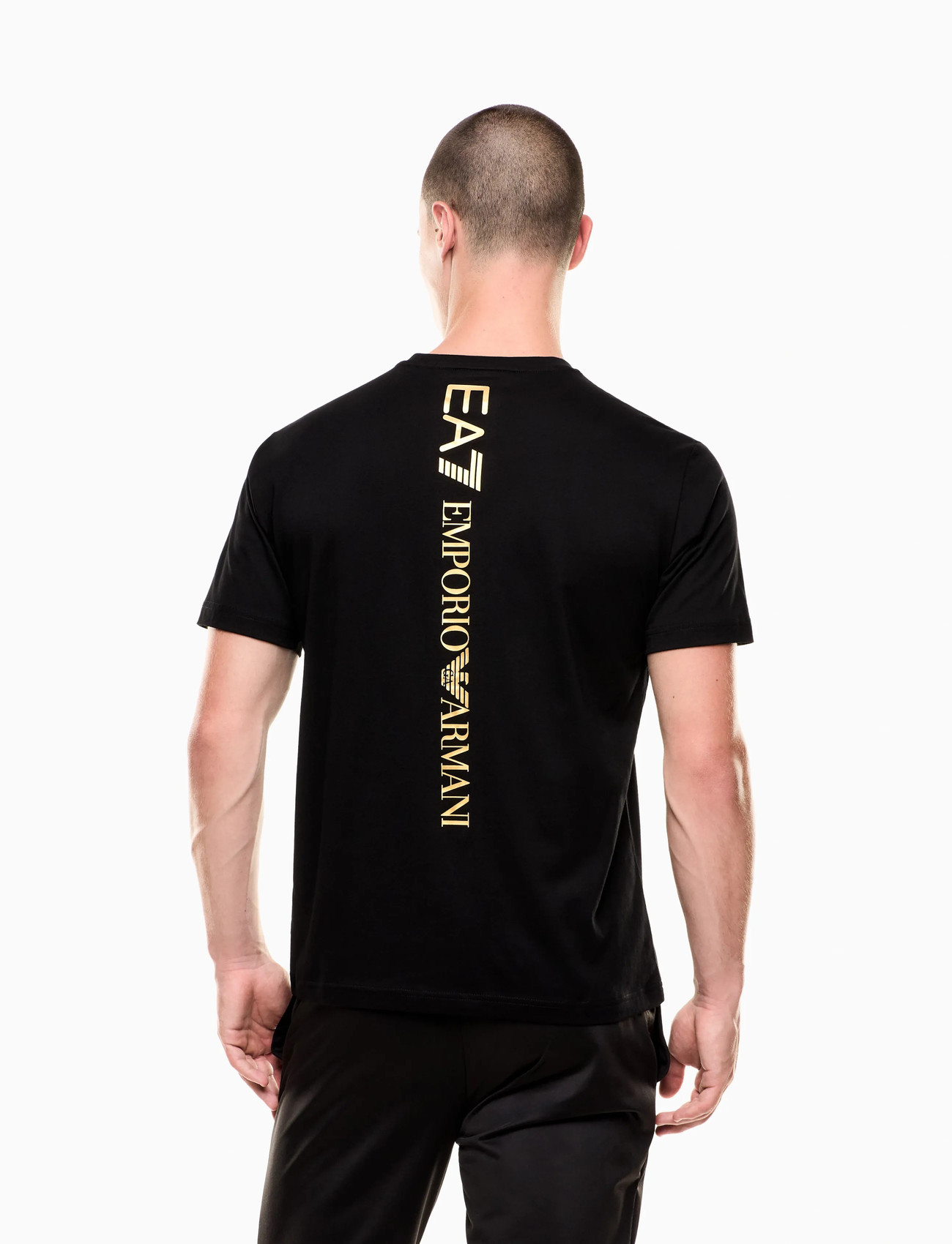 EA7 T-Shirt, S, Black, T-Shirts > Kortærmede, Herre