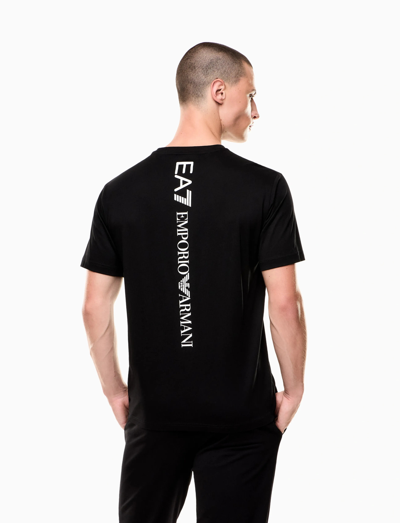 EA7 T-Shirt, XS, Black, T-Shirts > Kortærmede, Herre