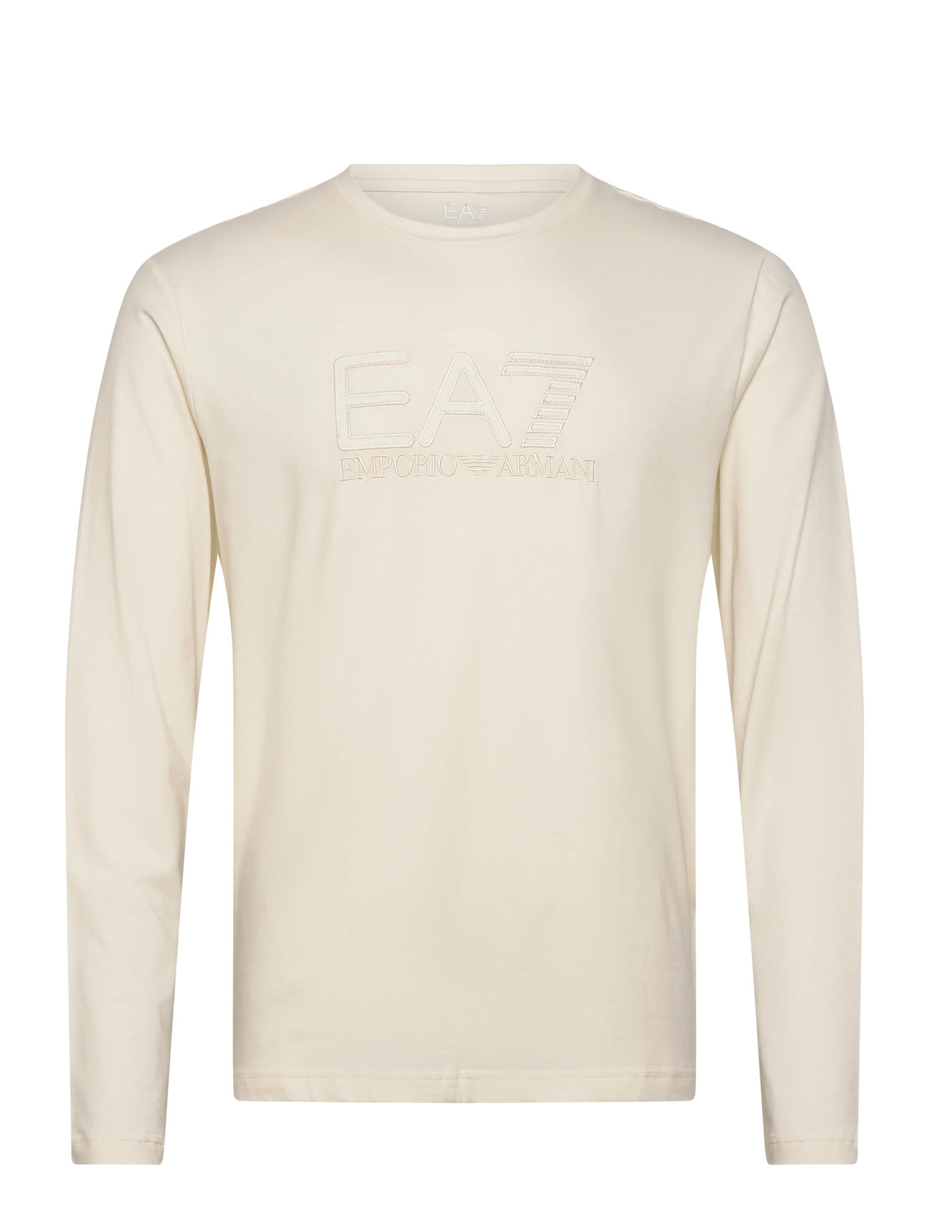 EA7 T-Shirt, 3XL, Cream, T-Shirts > Langærmede, Herre