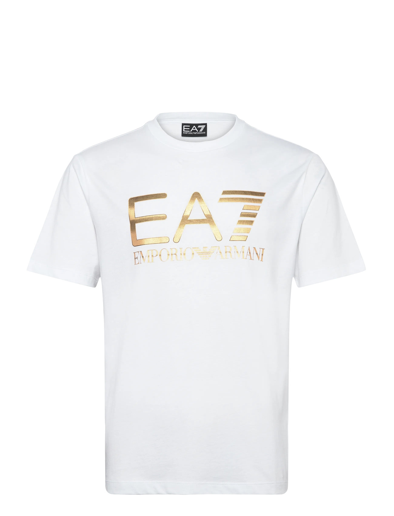 EA7 T-Shirt, S, White, T-Shirts > Kortærmede, Herre
