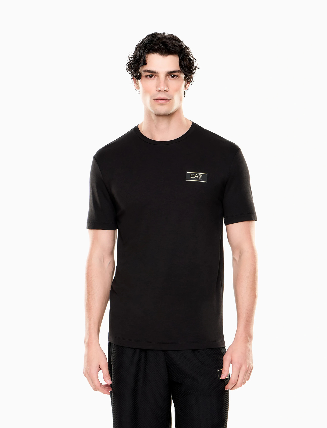 EA7 T-Shirt, XL, Black, Sport Overdele > Sport T-shirts, Herre