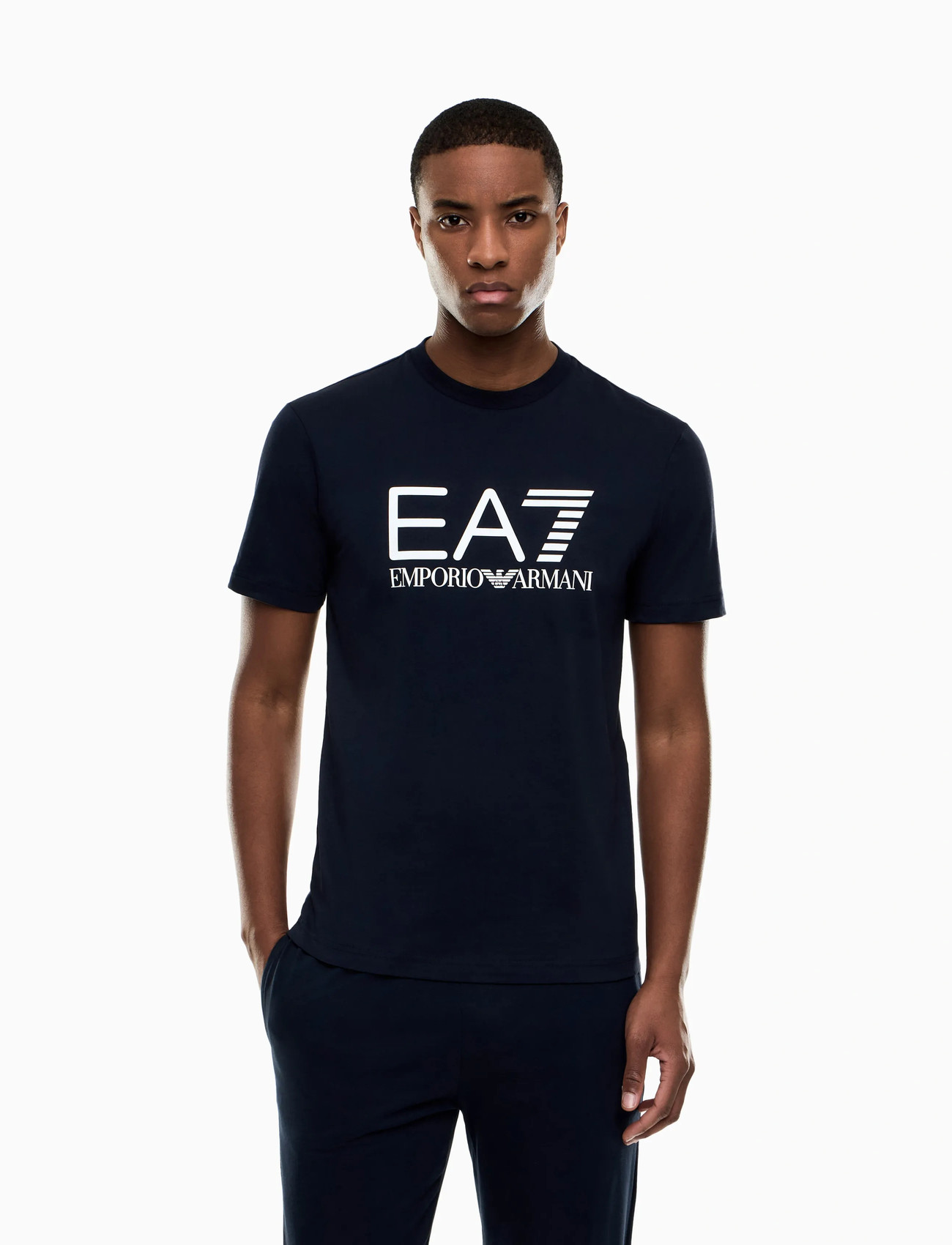 EA7 T-Shirt, XS, Navy, T-Shirts > Kortærmede, Herre