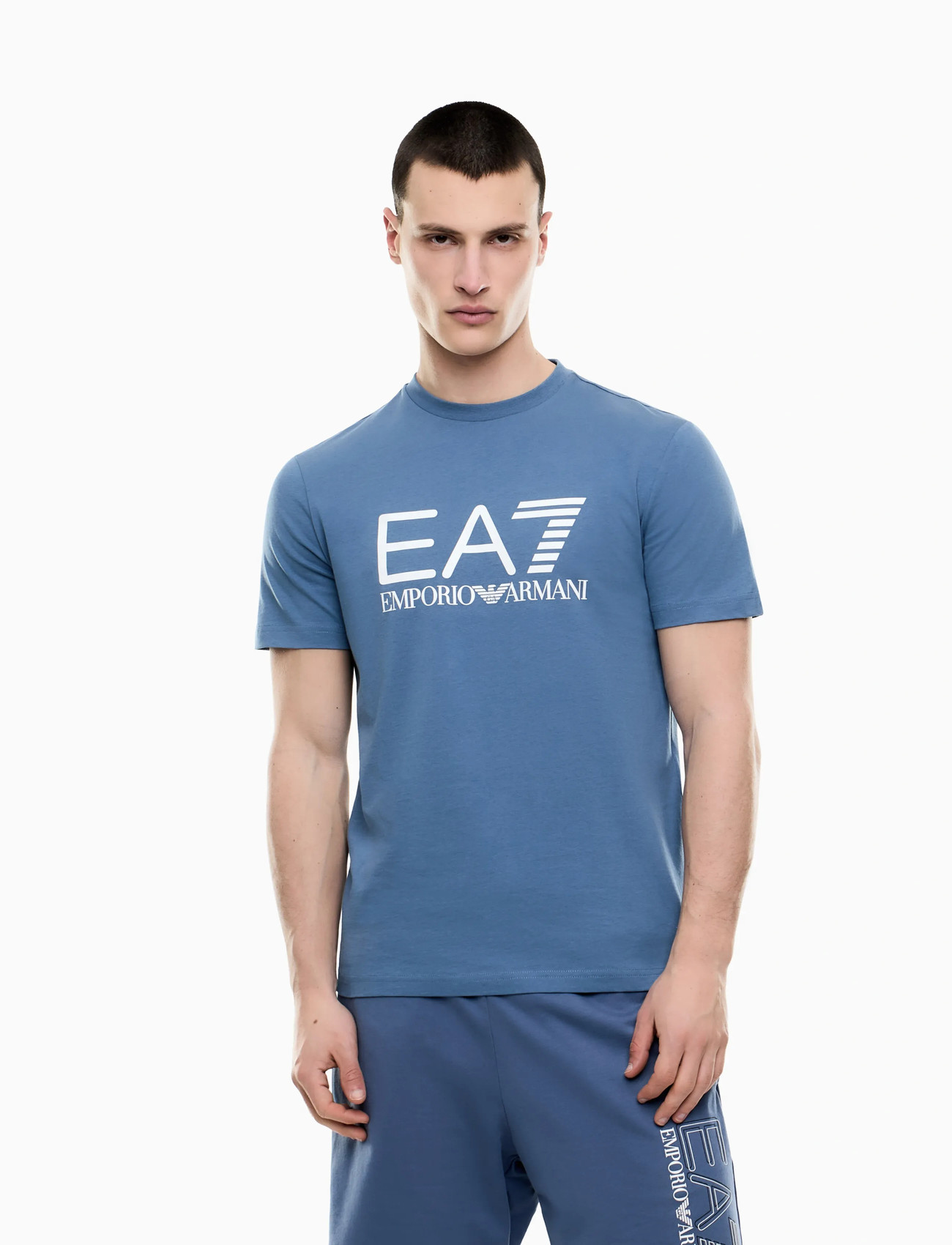 EA7 T-Shirt, 3XL, Blue, T-Shirts > Kortærmede, Herre