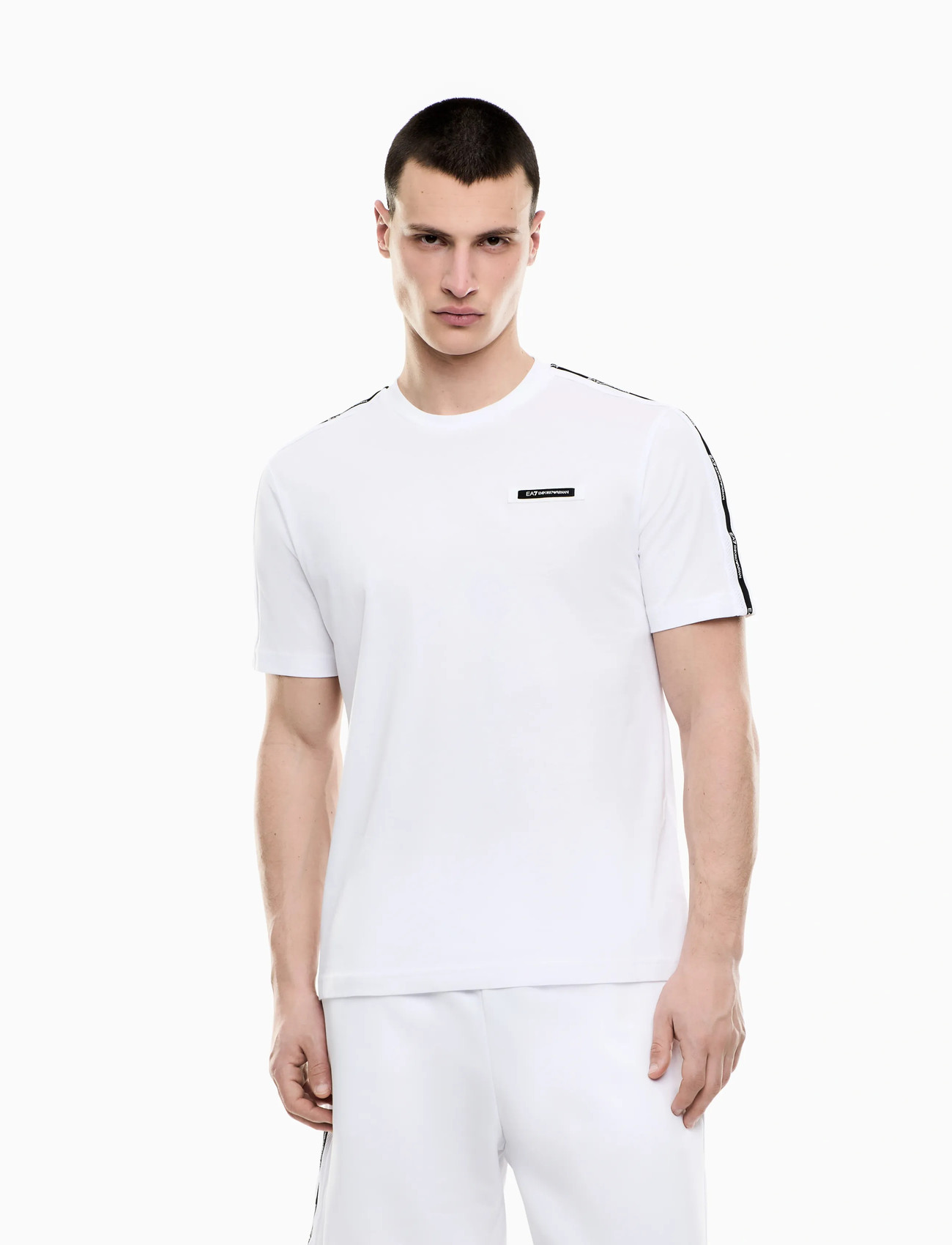 EA7 T-Shirt, 3XL, White, T-Shirts > Kortærmede, Herre