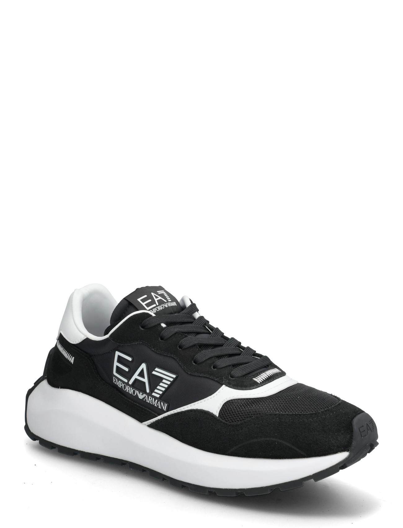 EA7 Sneaker, 42, Black, Sneakers > Sneakers Med Lav Top, Herre