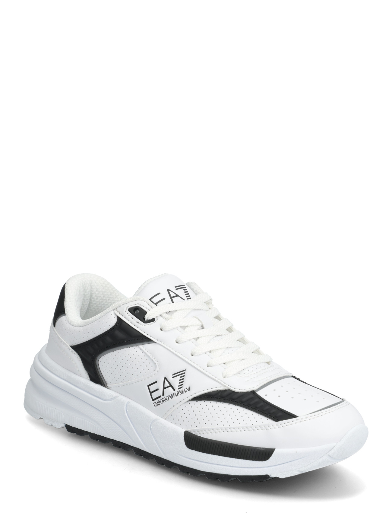 EA7 Sneaker, 43 1/3, White, Sneakers > Sneakers Med Høj Top, Herre