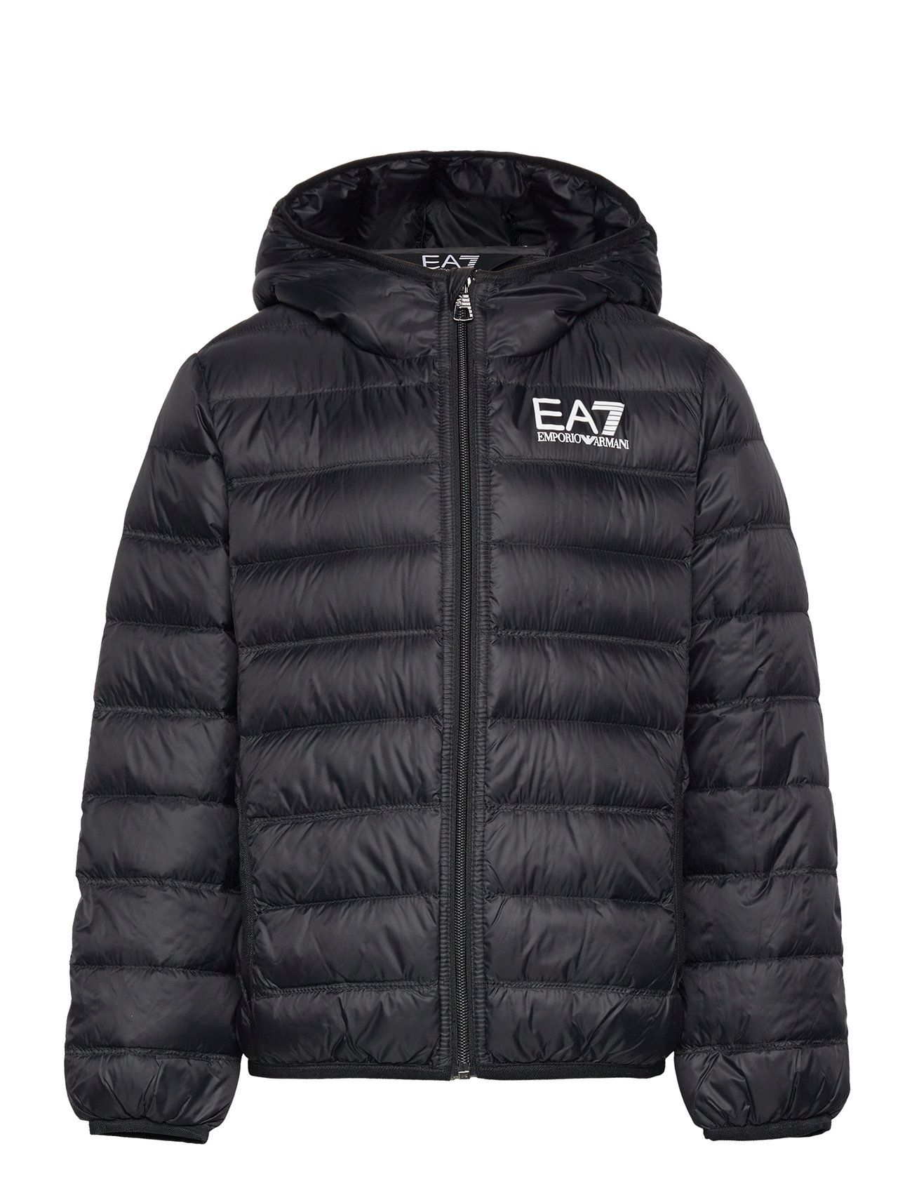 Down Jacket Foret Jakke Black EA7