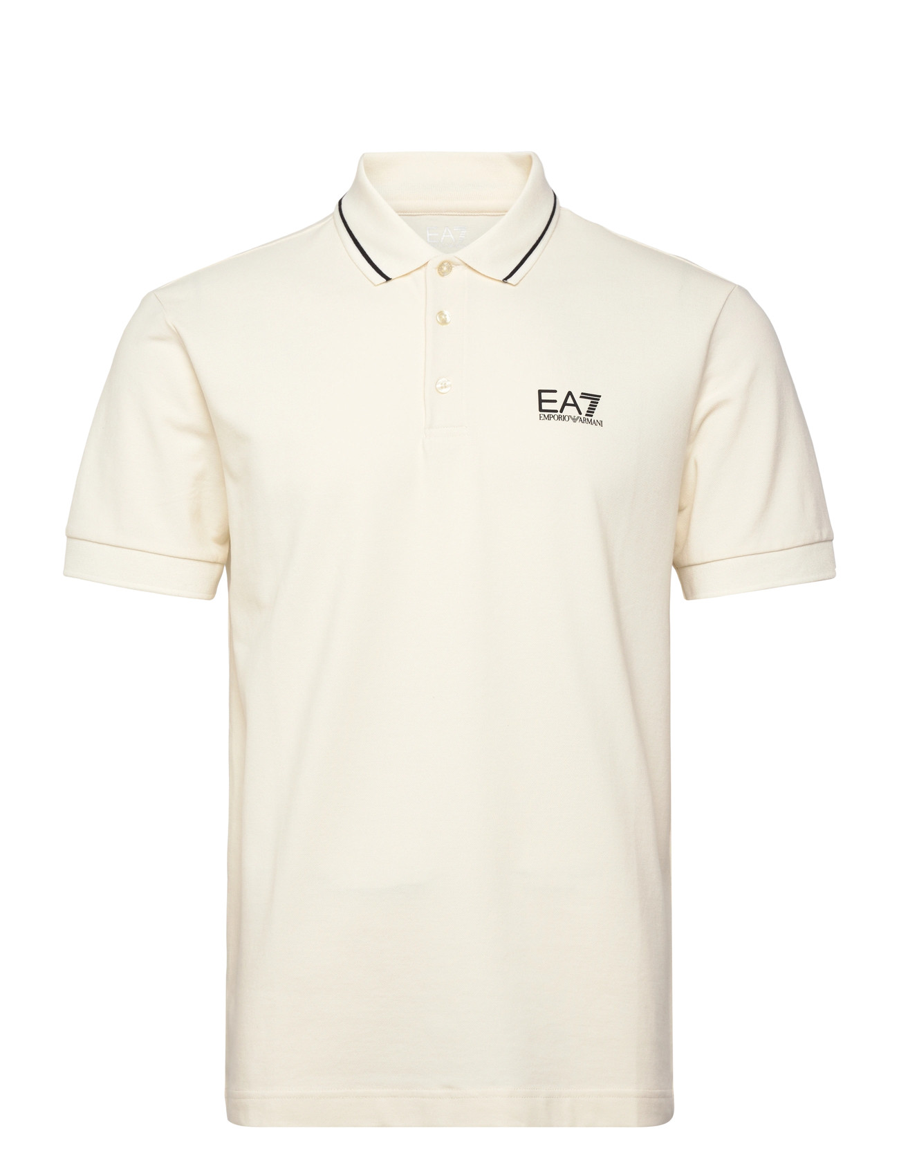 EA7 Polo Shirt Cream - L - Herren