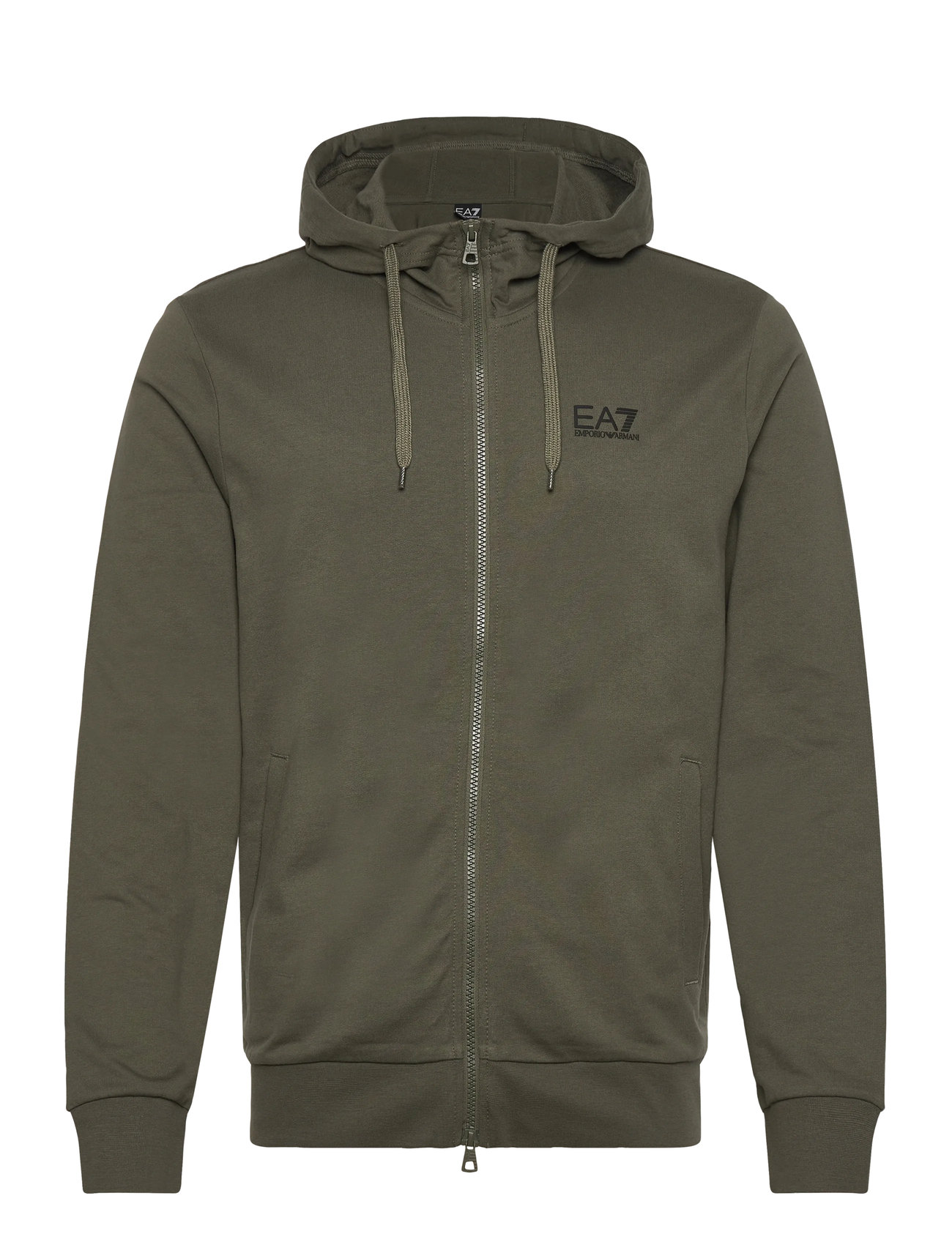 EA7 Sweatshirt, M, Khaki green, Sweatshirts & Hættetrøjer > Hættetrøjer, Herre