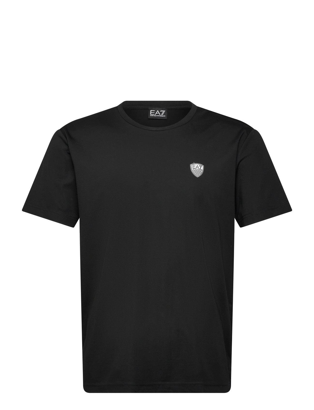 EA7 T-Shirt, M, Black, T-Shirts > Kortærmede, Herre