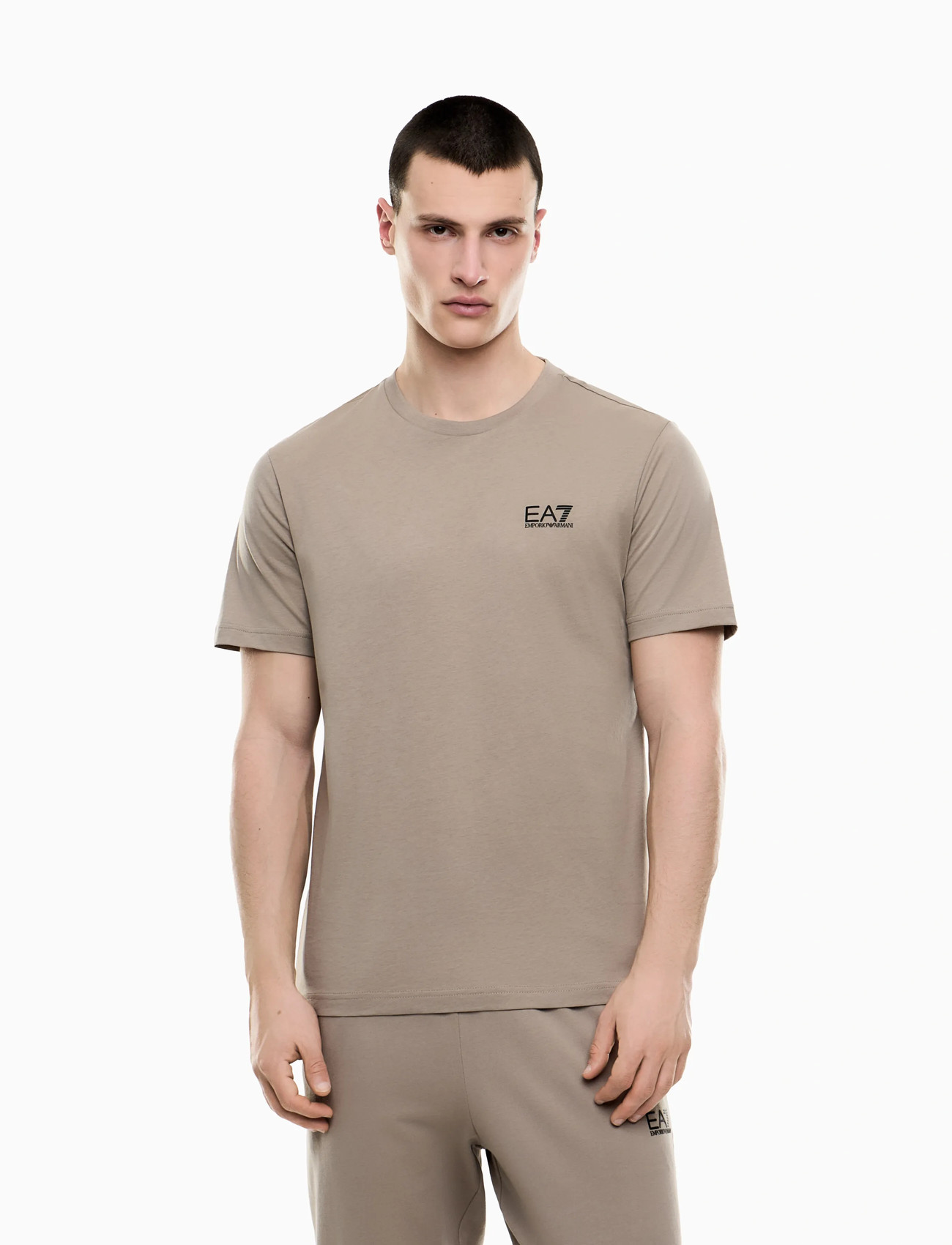 EA7 T-Shirt, 3XL, Beige, T-Shirts > Kortærmede, Herre