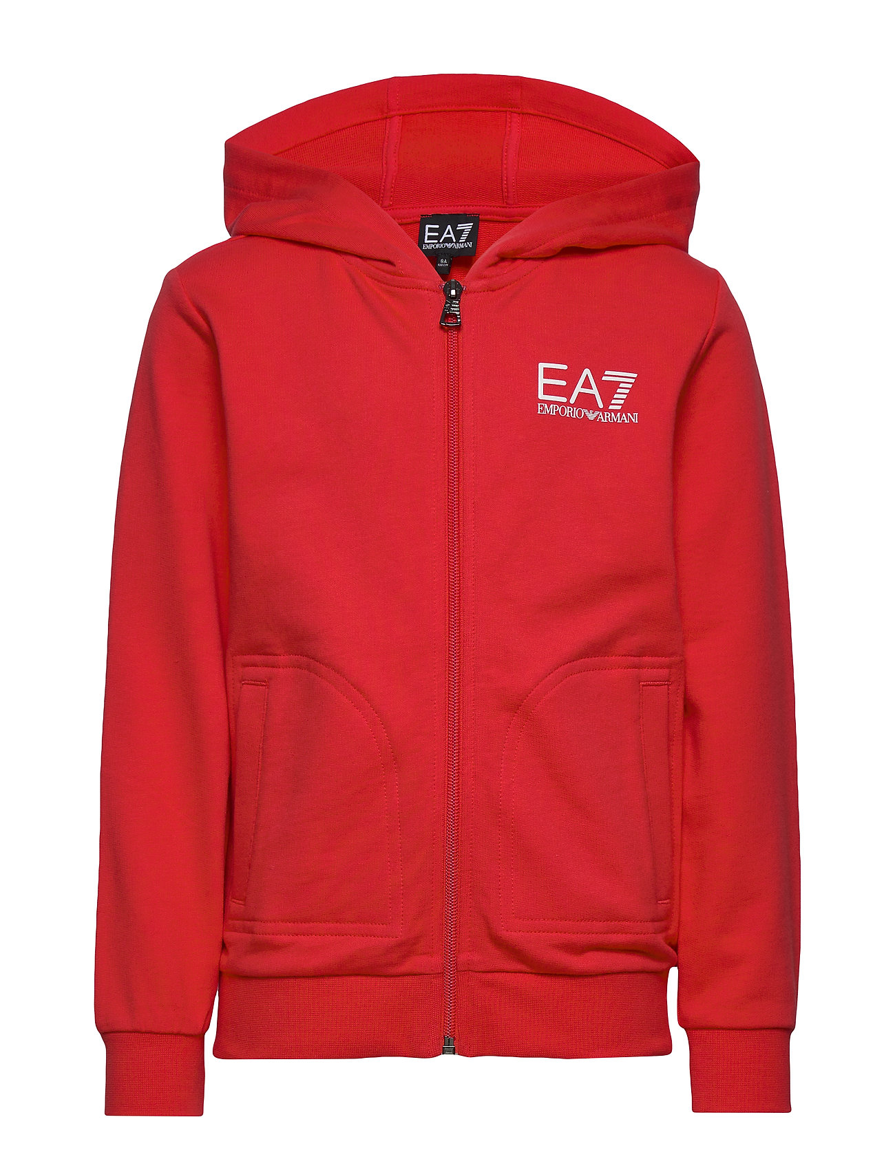 red armani hoodie