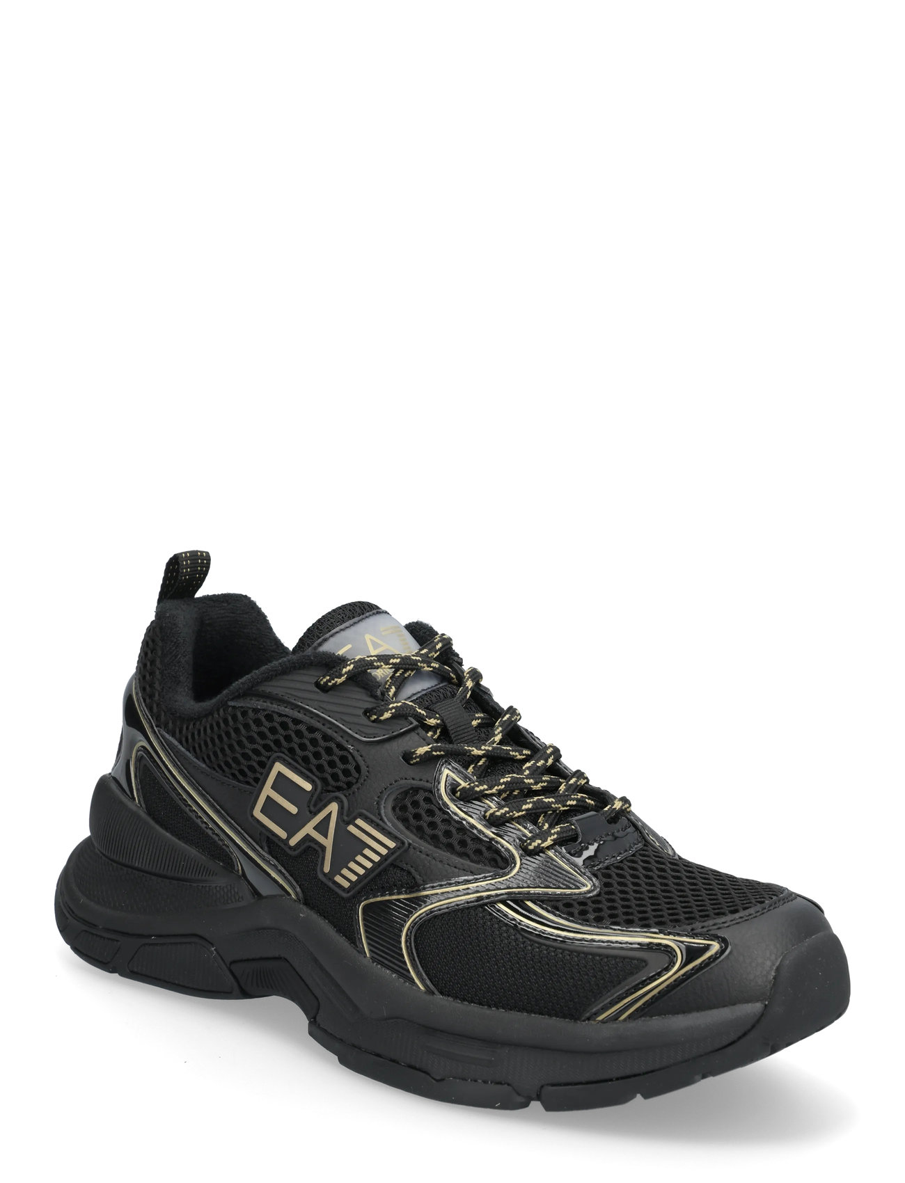 EA7 Sneaker, 9, Black, Sneakers > Sneakers Med Lav Top, Herre