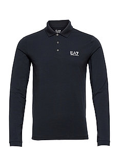ea7 black polo