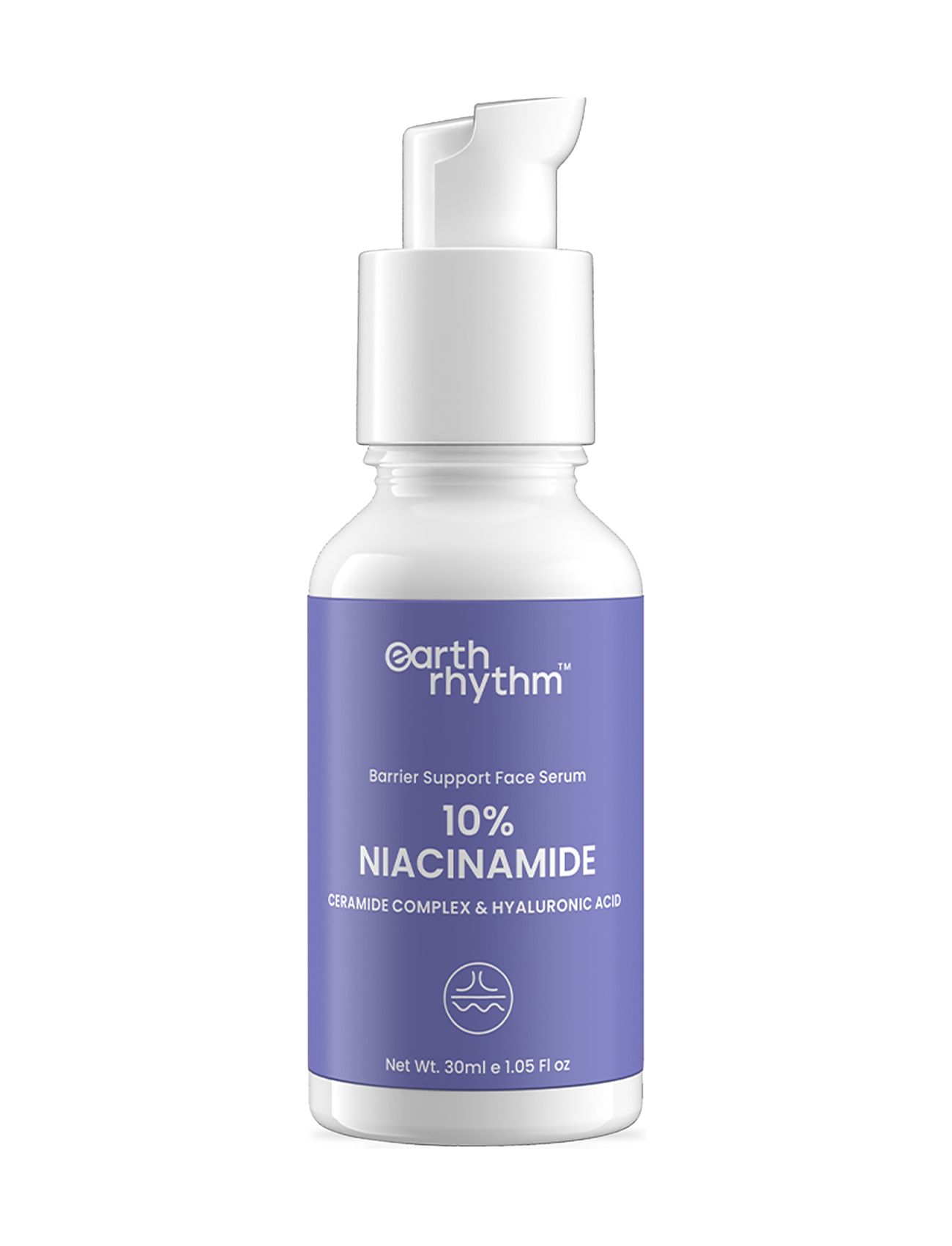 10% Niacinamide - Barrier Support Serum Ceramide Complex & Hyaluronic Acid Serum Ansigtspleje Nude Earth Rhythm