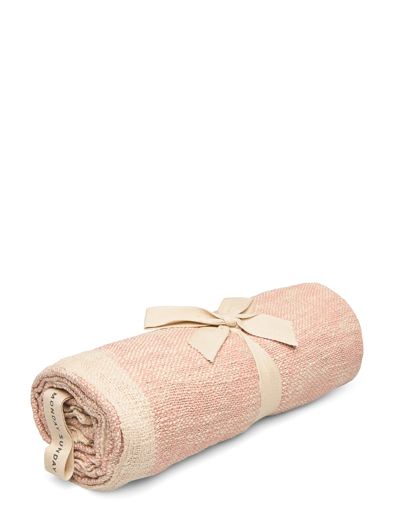 Cille Blanket Home Textiles Cushions & Blankets Blankets & Throws Pink Monday Sunday