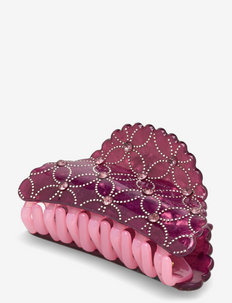Plastic hair clip - matadatas - purple