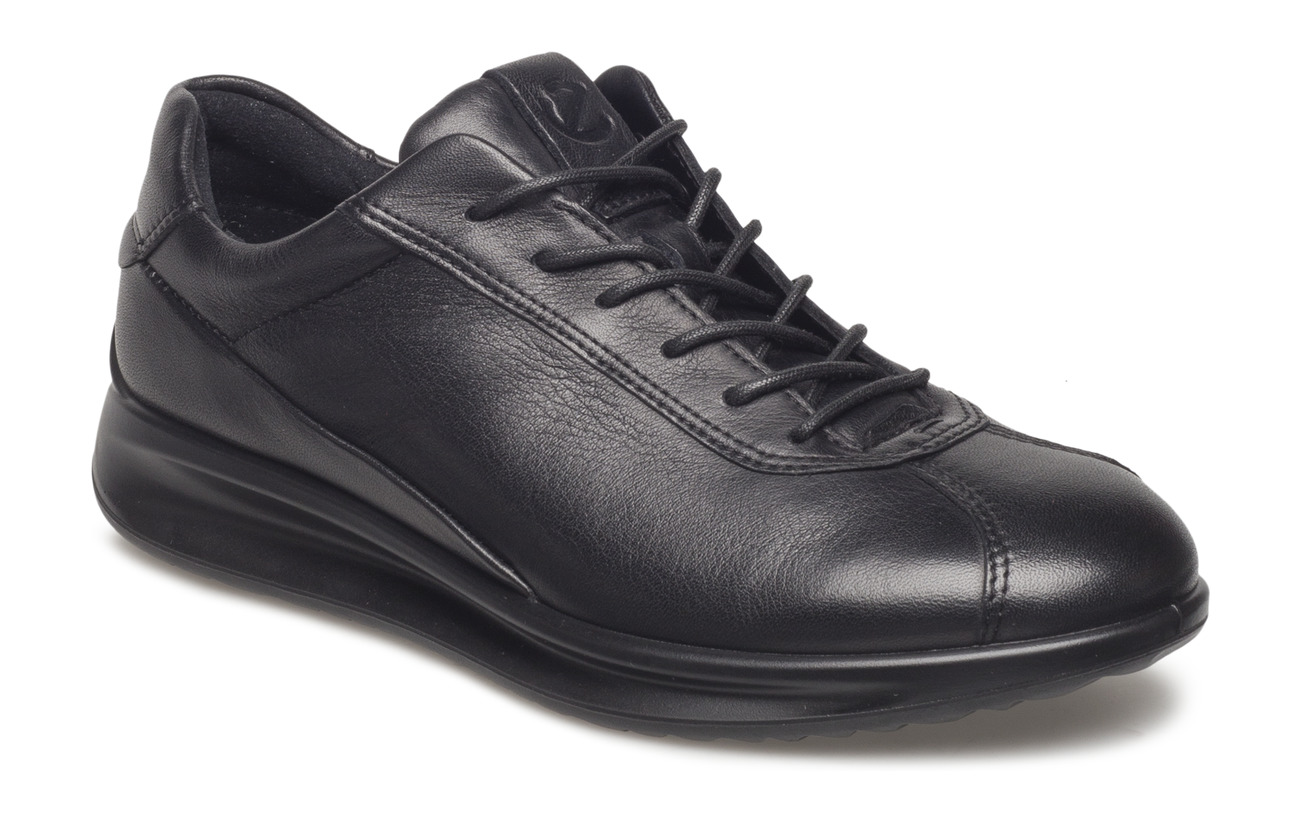 Polyurethane Full Doublure covered Supérieure With Textile Grain Cuir Extérieure Ecfs™ Textile Ecco Semelle Empeigne Intérieure Aquet Black Inlay x7qYntw14T