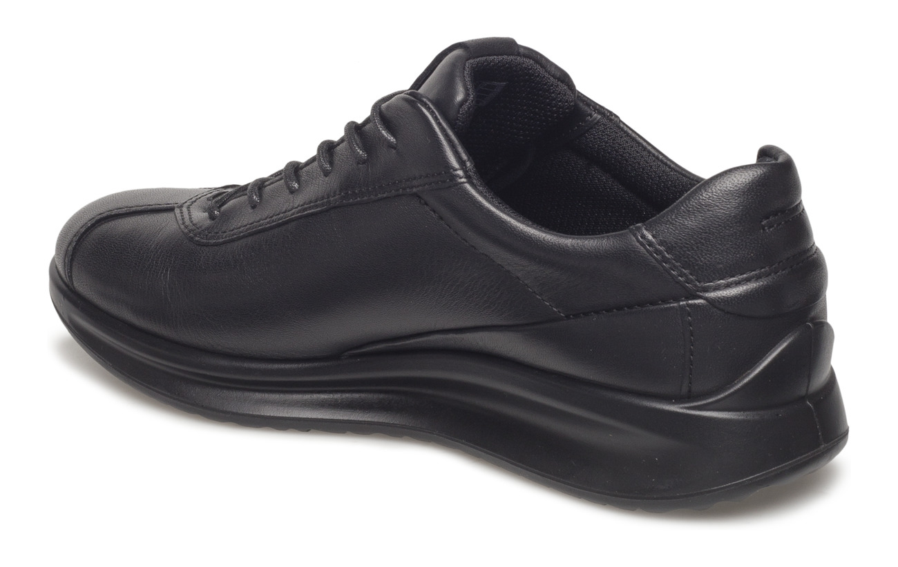 Polyurethane Full Doublure covered Supérieure With Textile Grain Cuir Extérieure Ecfs™ Textile Ecco Semelle Empeigne Intérieure Aquet Black Inlay x7qYntw14T