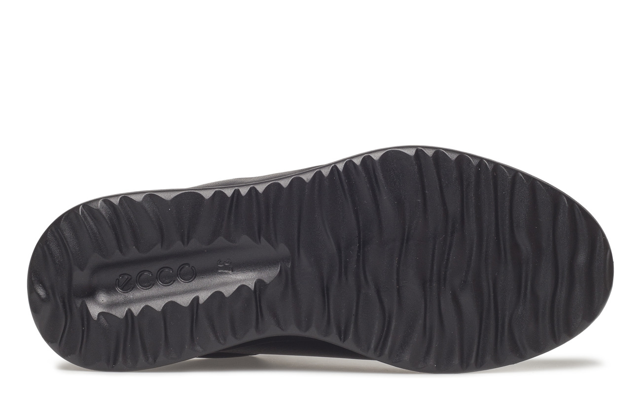 Polyurethane Full Doublure covered Supérieure With Textile Grain Cuir Extérieure Ecfs™ Textile Ecco Semelle Empeigne Intérieure Aquet Black Inlay x7qYntw14T