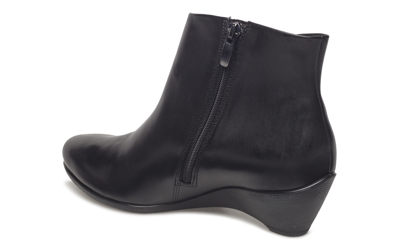 45 Grain W Semelle Dip Polyurethane Ecco Black Technology Intérieure Cuir Extérieure Sculptured Empeigne Full xTw4AY5q