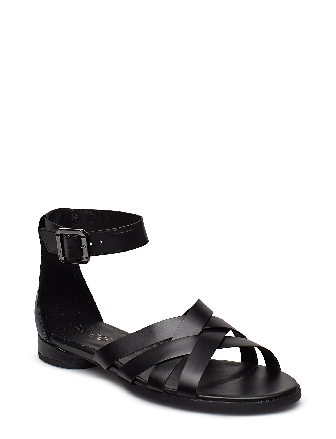 W Flat Sandal Platte Sandalen Zwart Ecco ecco kopen in de aanbieding