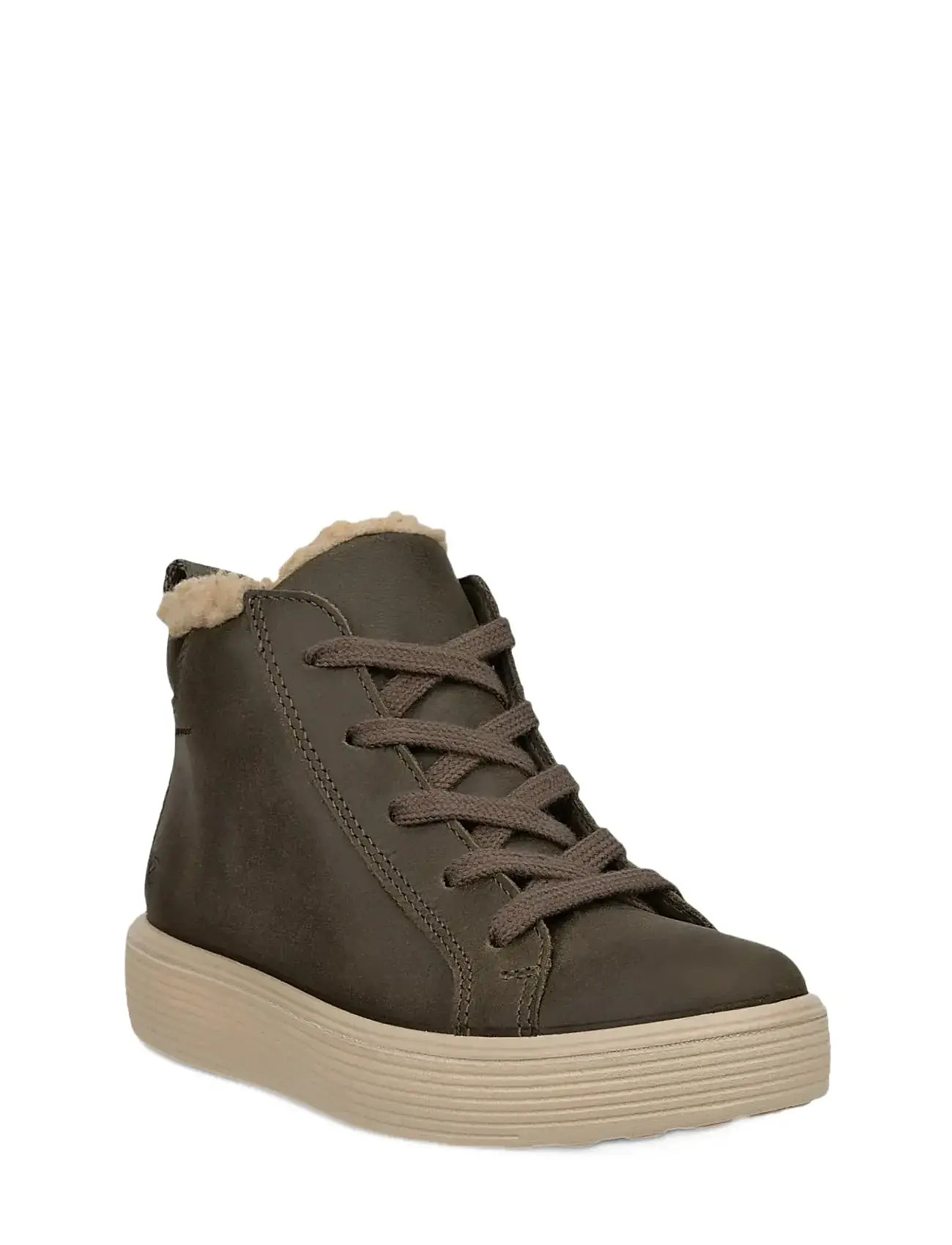 ECCO Soft 60 K, 40, Brown, Sneakers > Sneakers Med Høj Top, Børn