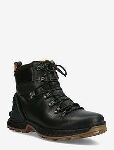 mens black ecco boots