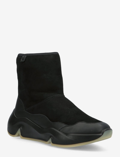 CHUNKY SNEAKER W - flat ankle boots - black/black