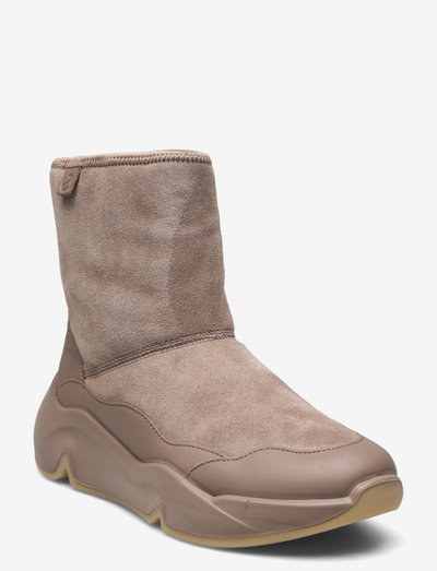 CHUNKY SNEAKER W - platta ankelboots - taupe/taupe